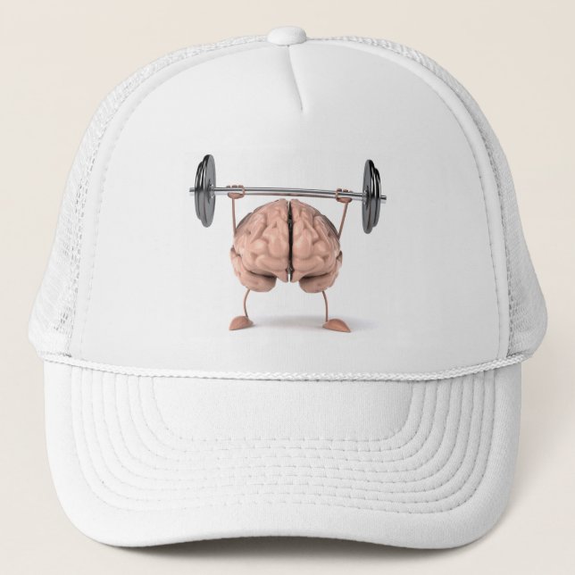 Brain exepcises trucker hat (Front)