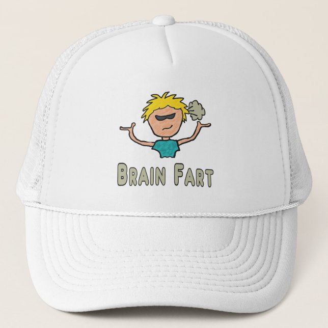 Brain Fart Trucker Hat (Front)