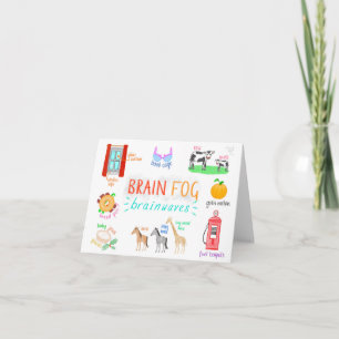 Brain Fog Brainwaves  Card