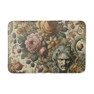 Brain Fog – Gothic Floral Bath Mat
