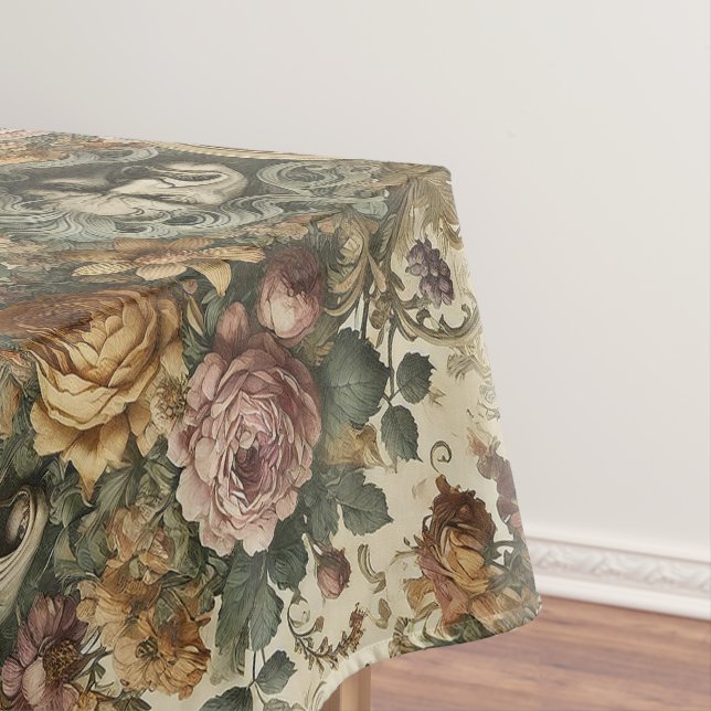 Brain Fog – Gothic Large Pattern Tablecloth (In Situ)