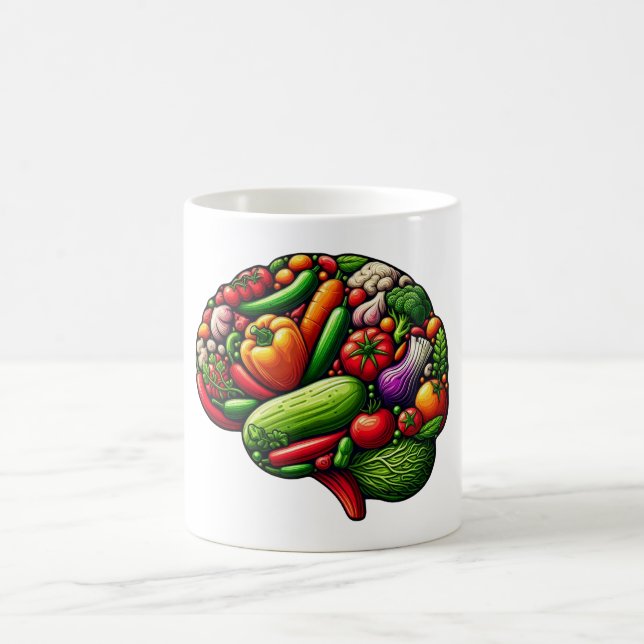 Brain Food Coffee Mug (Center)