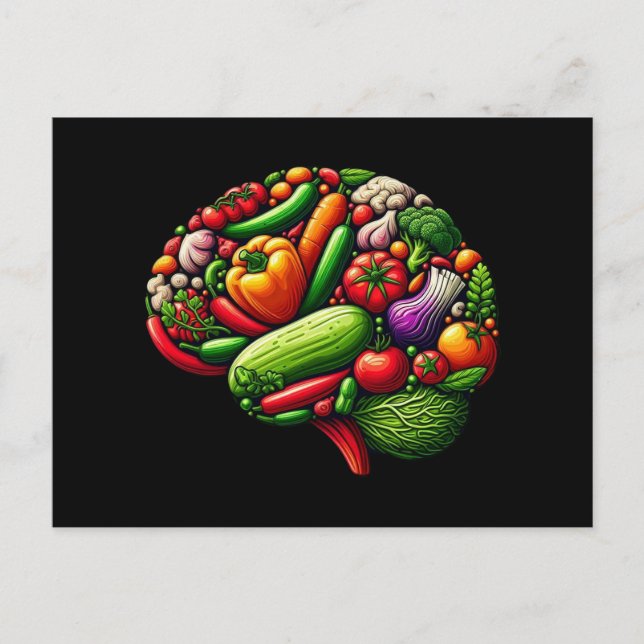 Brain Food Postcard (Front)