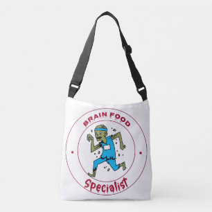 Brain Food Specialist zombie brain Crossbody Bag