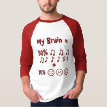 Brain Formula: Funny Quote Raglan 