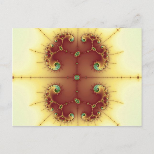 Brain - Fractal Postcard (Front)