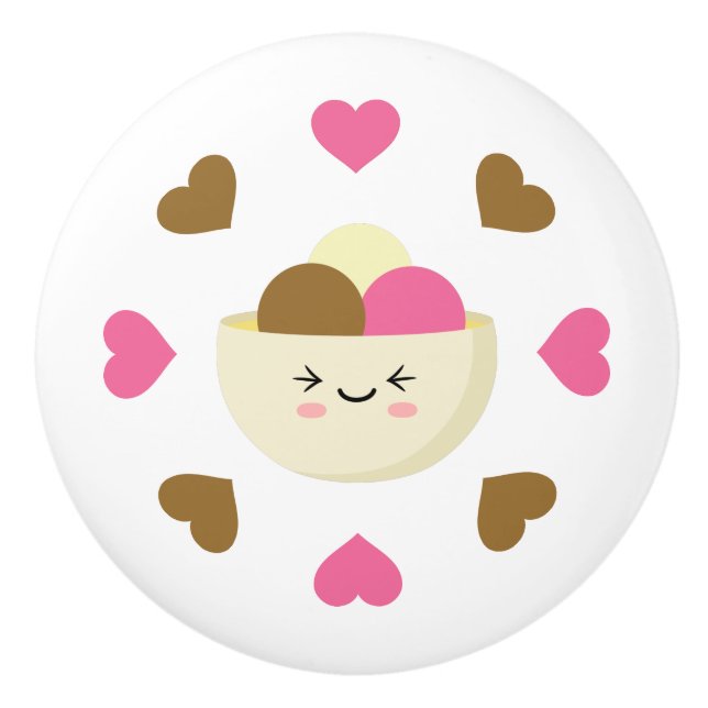 Brain Freeze Ceramic Knob (Front)