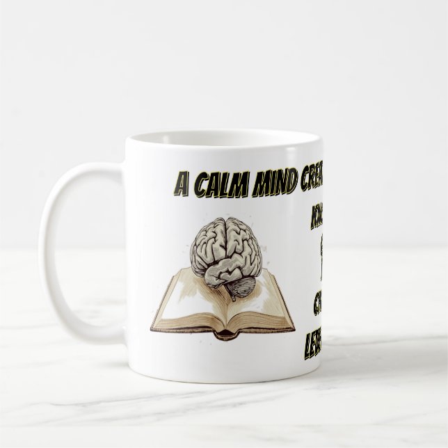 Brain Fuel Only – Motivational Mug (Left)