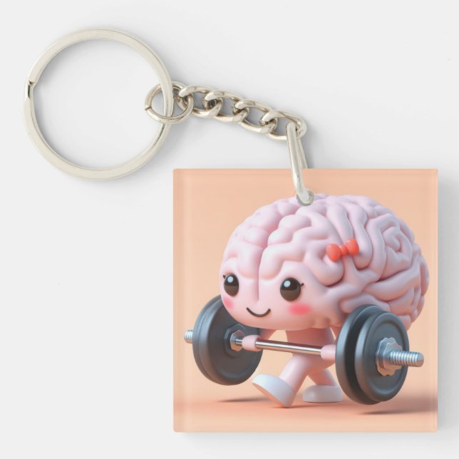 Brain Gains Key Ring (Front)