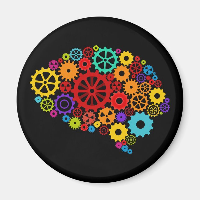 Brain Gears Magnet (Front)