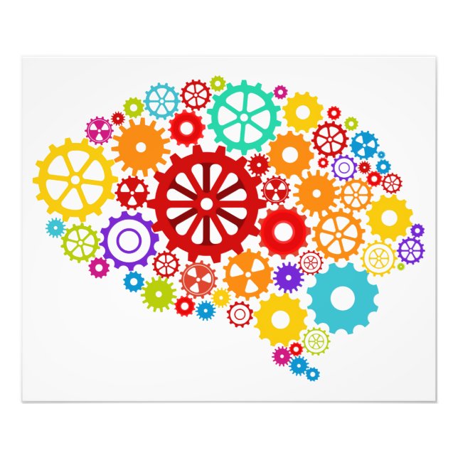 Brain Gears Photo Print (Front)