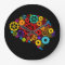 Brain Gears Wall Clock