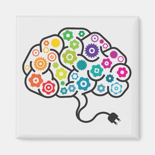 brain-gym colorful magnet (Front)