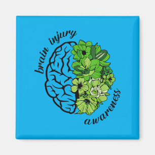 Brain Injury Awareness Mental Health Awareness Magnet