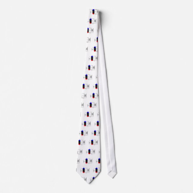 Brain Jam (Red) Tie (Front)