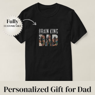 Brain King Dad T-Shirt