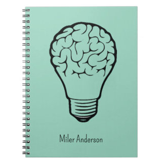 Brain Lamp - Creative Thinking Notebook- Mapping Notebook