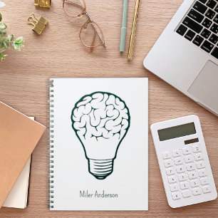 Brain Lamp - Creative Thinking Notebook- Mapping Notebook
