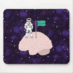 Brain Landing Mouse Pad