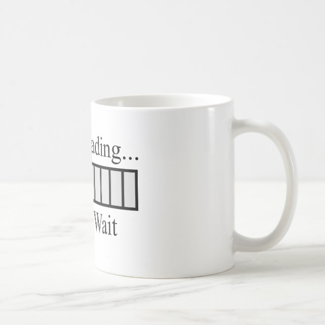 Brain Loading Bar Coffee Mug (Right)