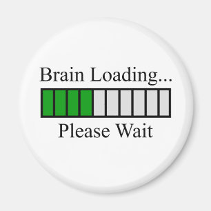 Brain Loading Bar Magnet