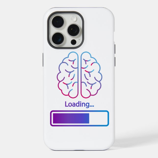 brain loading iPhone case (Back)