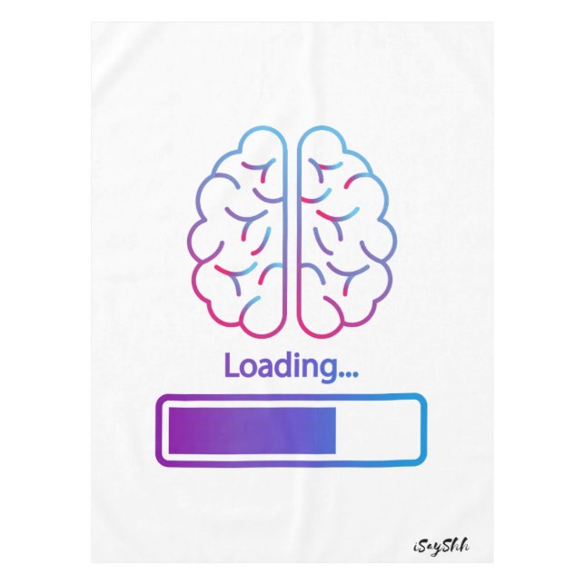 brain loading tablecloth (Front)