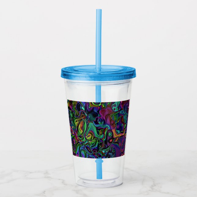 Brain Melt  Acrylic Tumbler (Front)