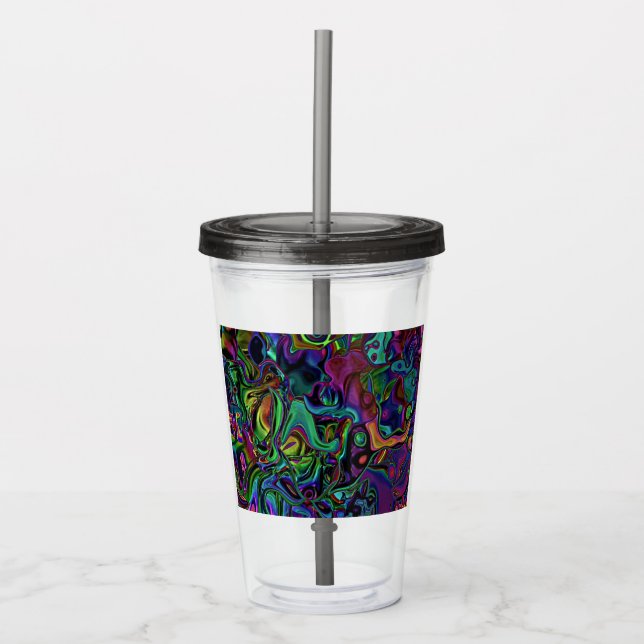 Brain Melt  Acrylic Tumbler (Front)