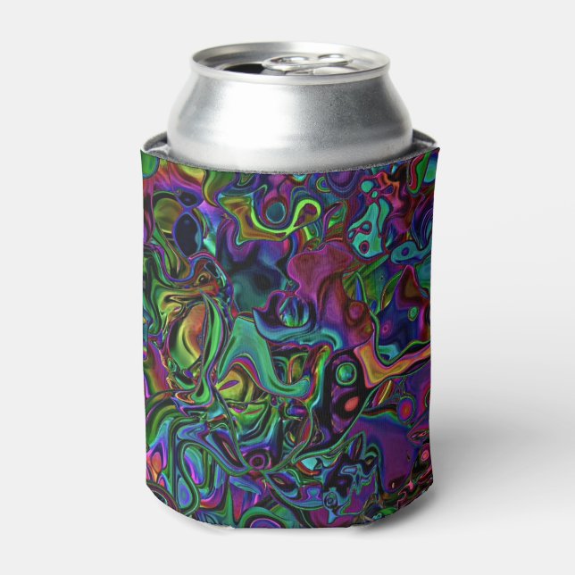 Brain Melt  Can Cooler (Can Front)