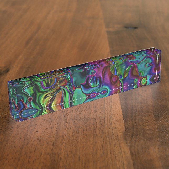 Brain Melt  Desk Name Plate (Side)