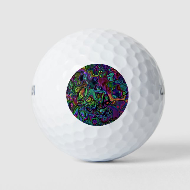 Brain Melt  Golf Balls (Front)