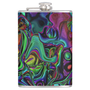 Brain Melt  Hip Flask