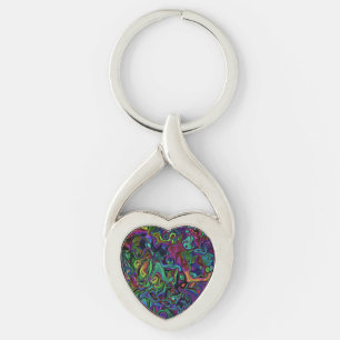 Brain Melt  Key Ring