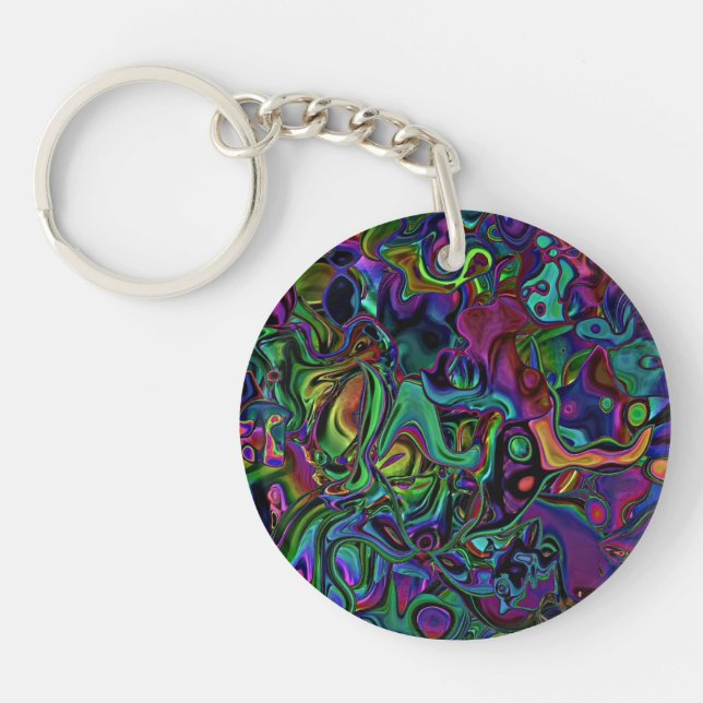 Brain Melt  Keychain (Front)