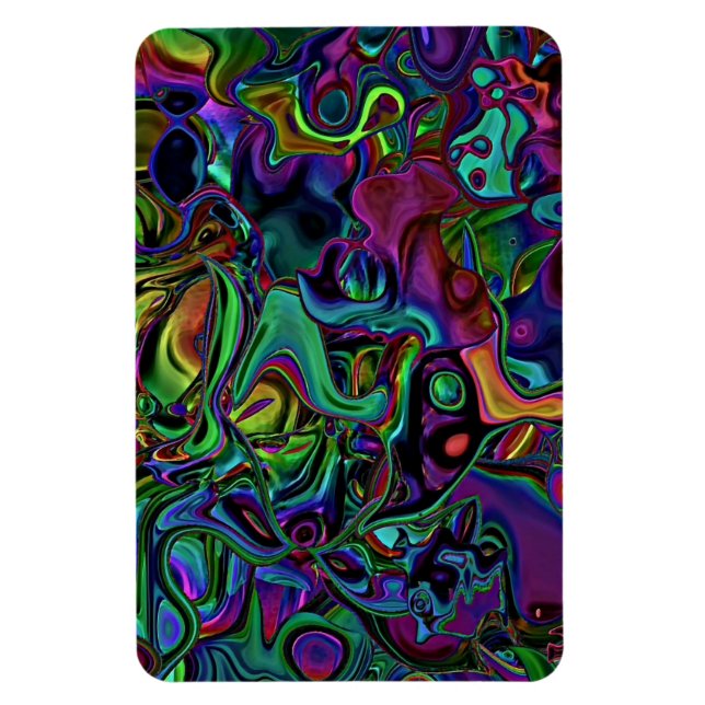 Brain Melt  Magnet (Vertical)