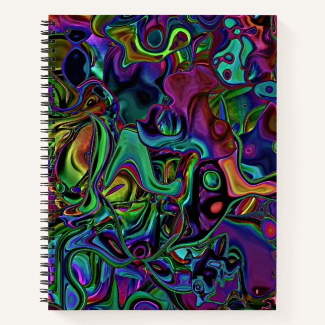 Brain Melt  Notebook (Front)