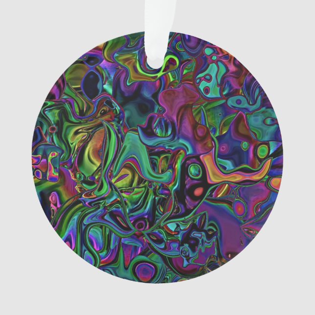 Brain Melt  Ornament (Front)