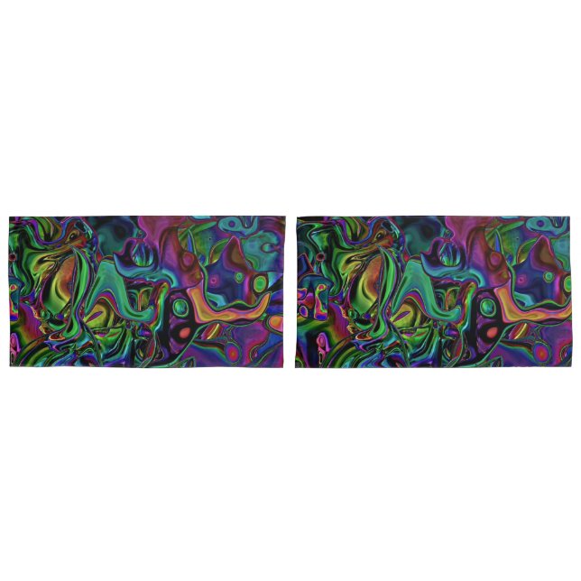 Brain Melt  Pillow Case (Front-Set)