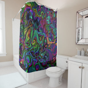 Brain Melt Shower Curtain