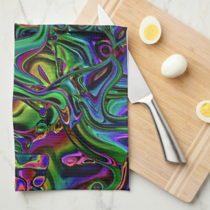 Brain Melt  Tea Towel