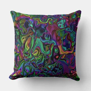 Brain Melt Throw Pillow