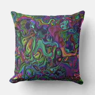 Brain Melt Throw Pillow