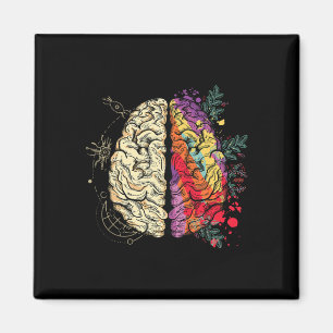 Brain Mental Health Autism Awareness Magnet