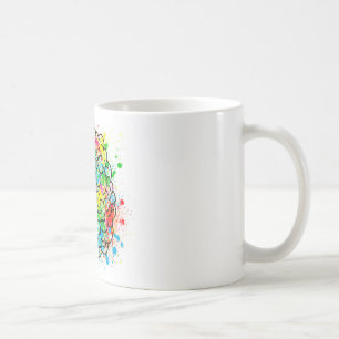 brain mind psychology idea hearts coffee mug