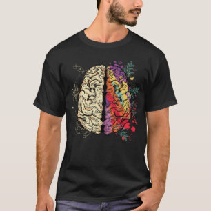 Brain Nervous system Right Left Brain Memory Brain T-Shirt