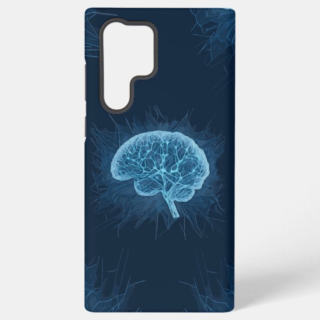 Brain Network Illustration - Neural Network Samsung Galaxy S22 Ultra Case (Back)