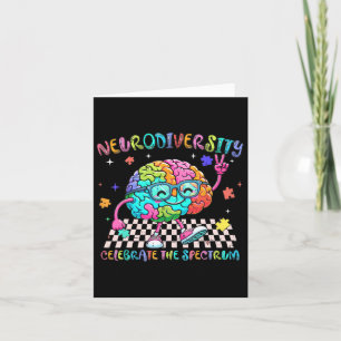 Brain Neurodiversity Celebrate The Spectrum Autism Card
