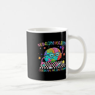 Brain Neurodiversity Celebrate The Spectrum Autism Coffee Mug