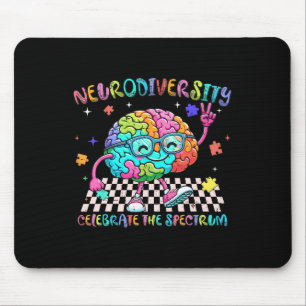 Brain Neurodiversity Celebrate The Spectrum Autism Mouse Pad